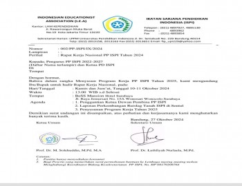 Rapat Koordinasi Pengurus Pusat ISPI di Universitas Negeri Surabaya